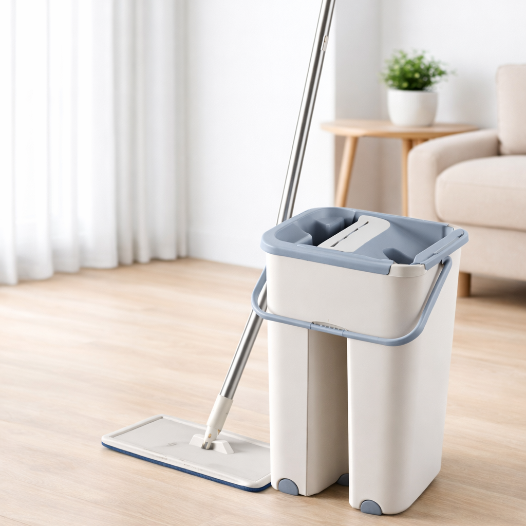 Mopa con cubo escurridor